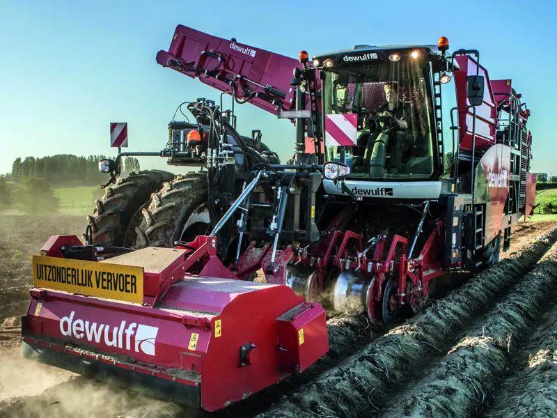 Seiving Rifler Self-propelled 2-row sieving harvester