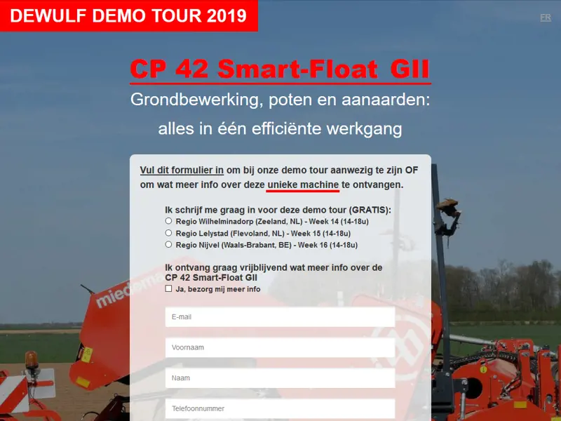 Nieuwe CP 42 Smart-Float GII: exclusieve demo tour 2019 (Nederland & België)
