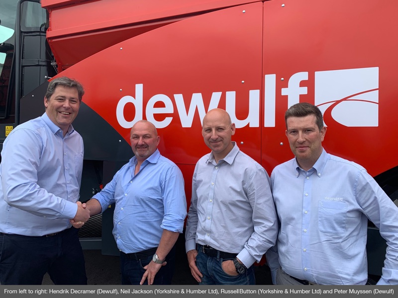 Dewulf appoints Yorkshire & Humber Ltd as its full-line dealer for the Yorkshire area (UK)