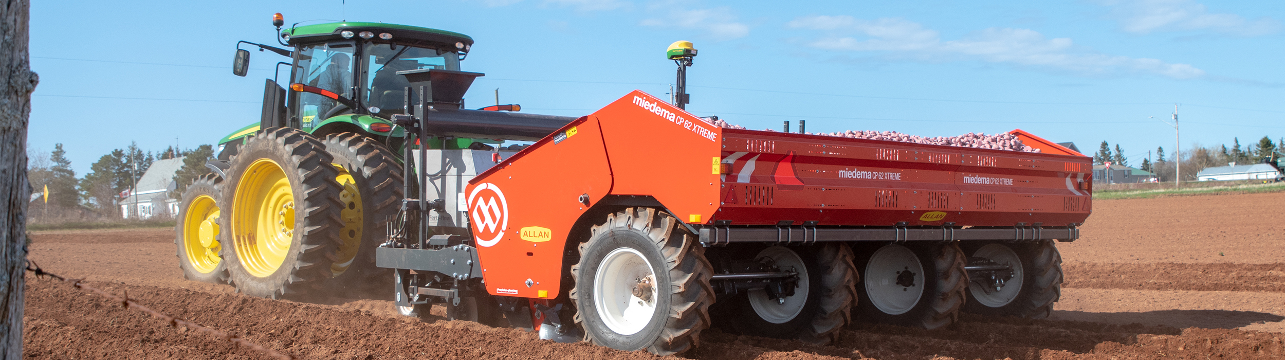 Trailed 6-row cup planter