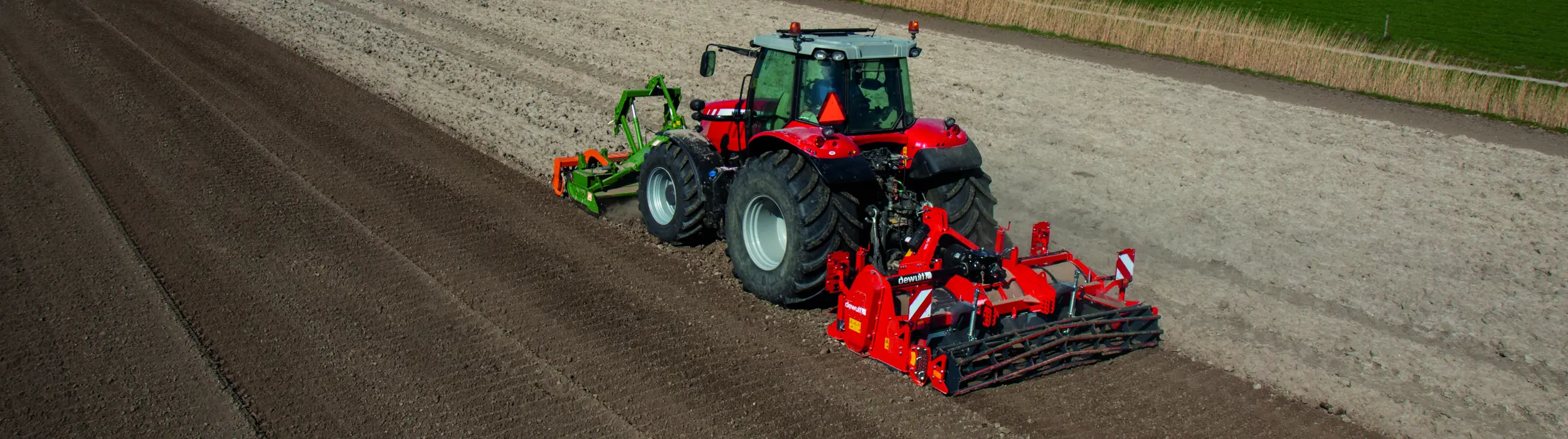 Cultivator for rear-mounting