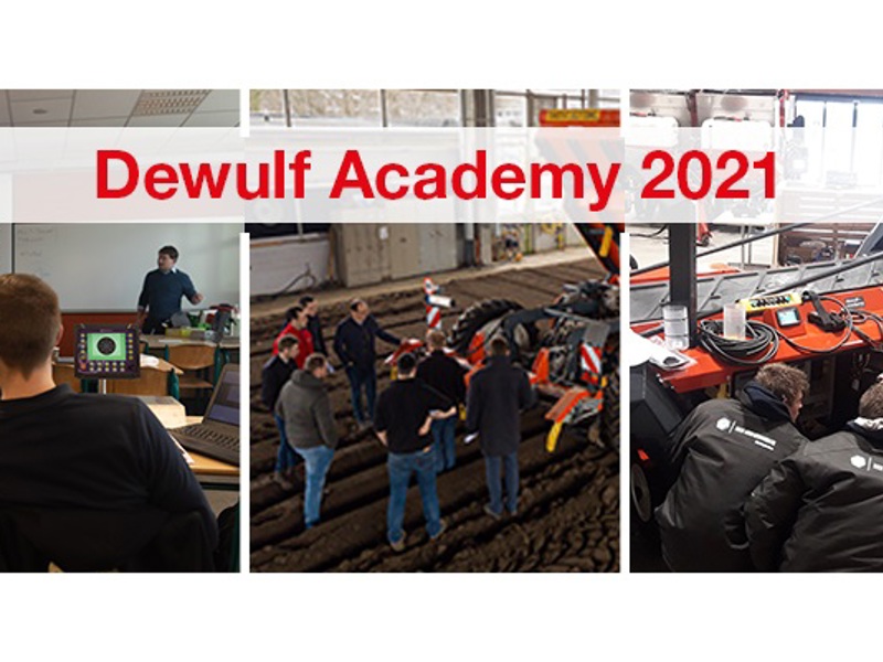Registrations opened for our dealer training courses: Dewulf Academy 2021