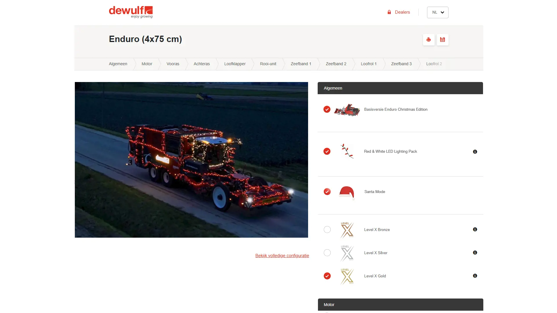 🎅 Ho Ho Ho: De Kerst-Enduro rijdt de configurator binnen